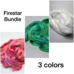 Bundle Firestar Nylon Fiber Roving 3 oz total